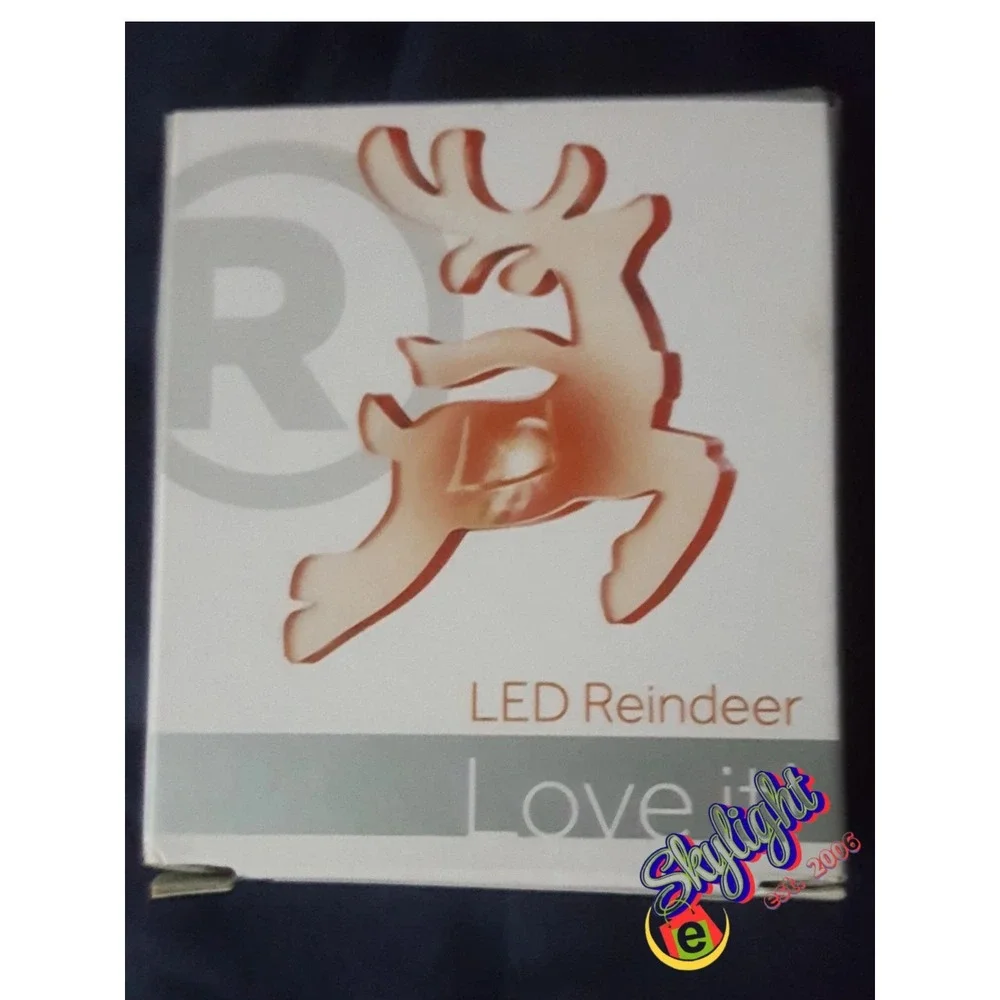 Radio Shack Christmas Desktop‎ Usb Powered Reindeer Color Changing 6 Feet Cable